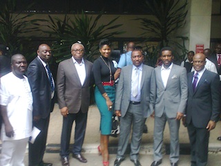 some of the celebrities at the unveiling ceremony