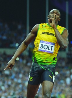 Usain Bolt: reclaims 100m crown