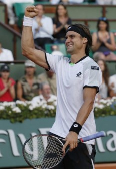 David Ferrer: to face compatriot Nadal