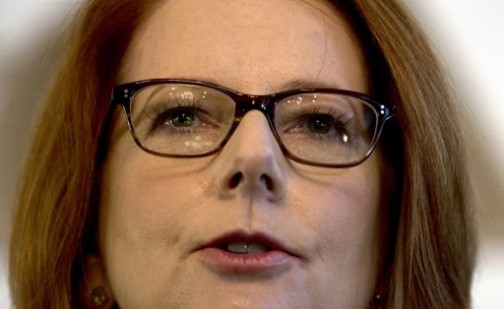 Julia Gillard: defeated by predecessor, Kevin Rudd. AFP