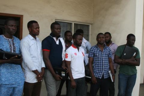 File Photo: Yahoo boys arrested in Ibadan