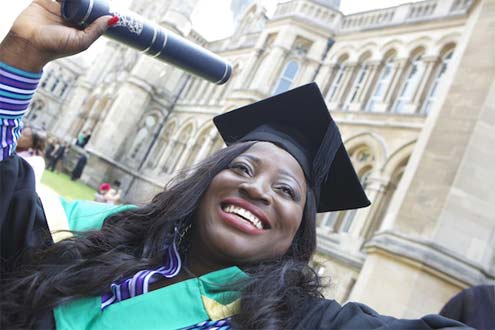 Betty Alali Odema, NTU graduate