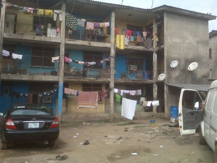 The Ikeja Police Barracks building