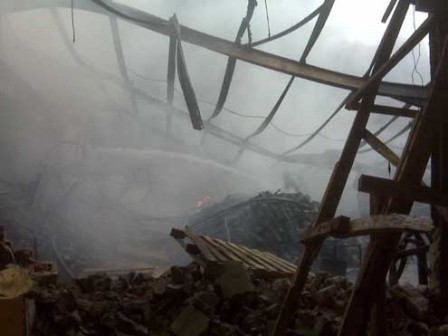 Coscharis warehouse in Lagos gutted by fire Thursday