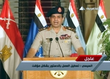 Egypt's Coup leader, General Abdelfatah al-Sissi 