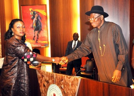 Jonathan meets Sumbo Bada, wife of Sunday Bada