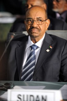 Sudanese President Omar al-Bashir : country hit by sanctions