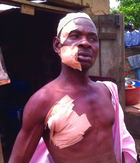 Umoru Musa Stabbed by Kunle Oyebanji