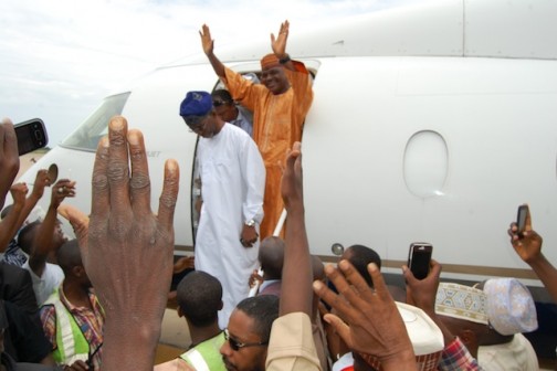Heroic welcome for Al-Mustapha in Kano