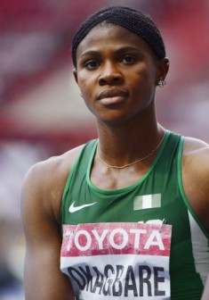 Blessing Okagbare: won Nigeria's 2 medals