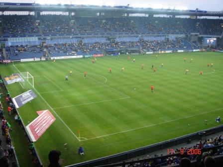 Broendby IF stadium where the sex on the pitch happened