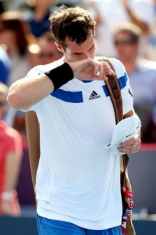 Andy Murray: knocked out by Gulbis
