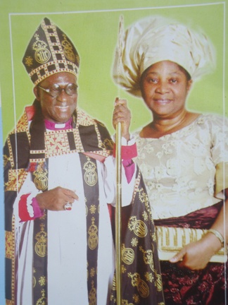 Bishop Kattey and his wife Beatrice