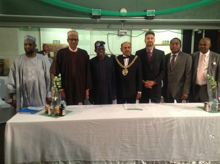 Buhari, Tinubu in Manchester