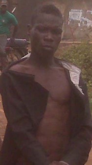 The suspect, Marvelous Morris at the court yesterday