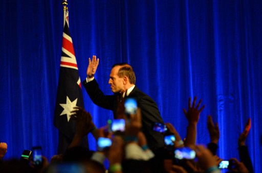 TOPSHOTS-AUSTRALIA-VOTE-ABBOTT