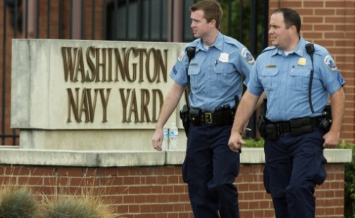 Washington naval base where killing happened. AFP