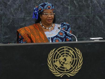 Malawi’s President Banda addresses the 68th session of the United Nations General Assembly in New York