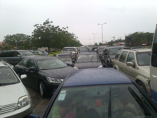 gridlock on Lekki-Epe expressway