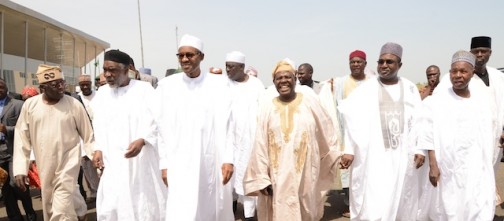 APC leaders in Yola, with Governor Nyako