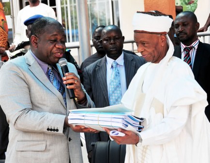 power minister, Professor Nebo hands over Abuja DISCO to Shehu Malami