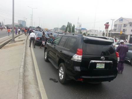 No movement: standstill at Lekki-Epe Expressway