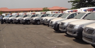 Ogun gives 50 patrol vehicles to police