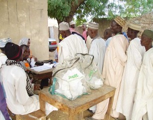 Voters queue in Jigawa