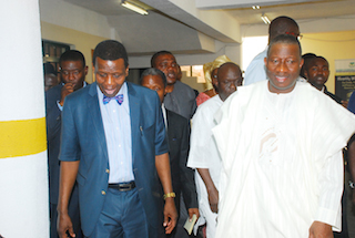 Pastor Adeboye and President Jonathan