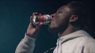 Mikel Obi sipping Amstel