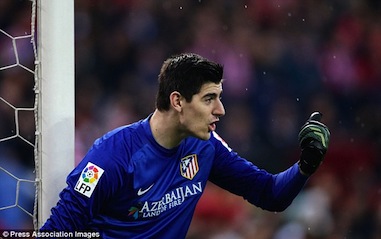 Atletico’s Thibaut Courtois