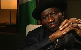 President Goodluck Jonathan of Nigeria: thinking of the next move after Tambuwal's defection