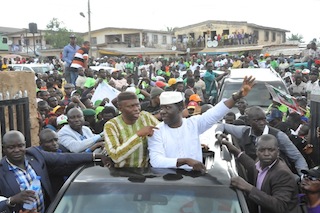 In Pictures: Opeyemi Bamidele's Mega Rally In Ekiti - P.M. News