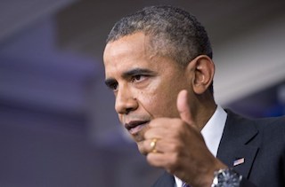 Obama- Thumb up