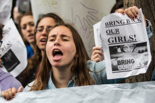 Solidarity Rally At Nigerian Consulate Protests Schoolgirl Abductions