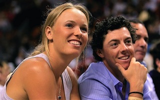 Caroline Wozniacki and Rory McIlroy: when the going office was good