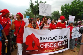 Nigerian women protest