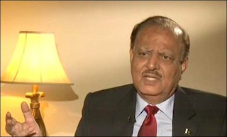 Pakistan President Mamnoon Hussain