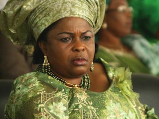 Patience Jonathan, wife of the president: accused of endorsing Nyesom Wike