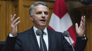 Swiss President Didier Burkhalter