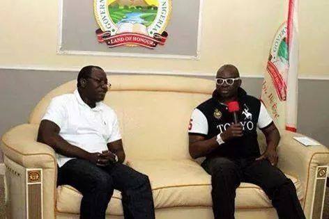 Fayemi and Fayose at State House Ado Ekiti