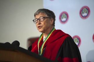 US businessman, inventor and philanthropist Bill Gates is the richest man in the world