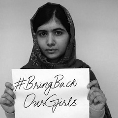 Malala: visited President Goodluck Jonathan to push for the release of Chicbok Girls #BringBackOurGirls