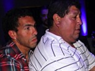 Tevez and father