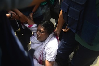 Bangladeshi police detain Garments Sramik Oikya Forum President, Moshrefa Mishu