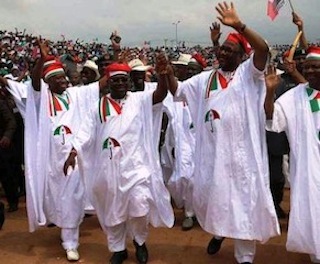 South West PDP leaders at an event