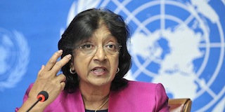 Navi Pillay UN High Commissioner for Human Rights Photo: UN/Jean-Marc Ferré