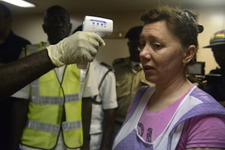 NIGERIA-HEALTH-EBOLA-WAFRICA-PORT