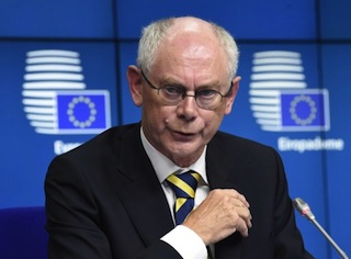 EU Council President Herman Van Rompuy