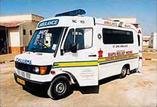 A mobile medical ambulance